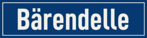 Straßenschild Bärendelle