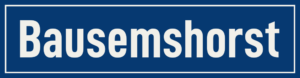 Straßenschild Bausemshorst