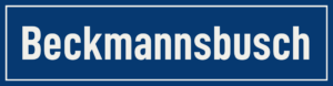 Straßenschild Beckmannsbusch