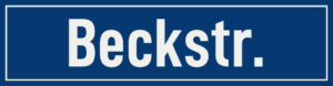 Straßenschild Beckstraße