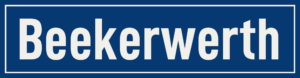 Straßenschild Beekerwerth