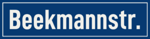 Straßenschild Beekmannstraße