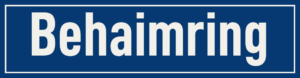 Straßenschild Behaimring