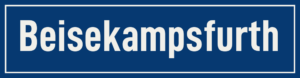 Straßenschild Beisekampsfurth