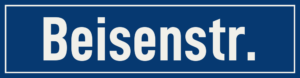 Straßenschild Beisenstraße
