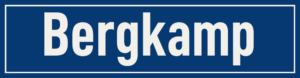 Straßenschild Bergkamp