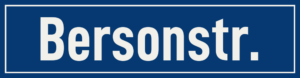 Straßenschild Bersonstraße