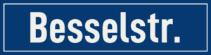 Straßenschild Besselstraße