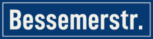 Straßenschild Bessemerstraße