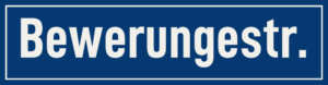 Straßenschild Bewerungestraße