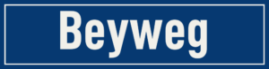 Straßenschild Beyweg