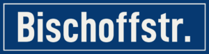 Straßenschild Bischoffstraße