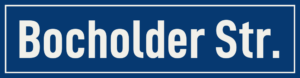 Straßenschild Bocholder Straße