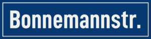 Straßenschild Bonnemannstraße