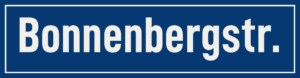 Straßenschild Bonnenbergstraße