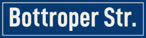 Straßenschild Bottroper Straße