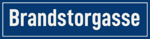 Straßenschild Brandstorgasse