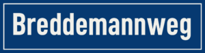 Straßenschild Breddemannweg