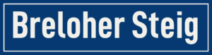 Straßenschild Breloher Steig