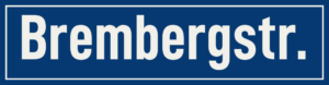 Straßenschild Brembergstraße