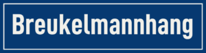 Straßenschild Breukelmannhang