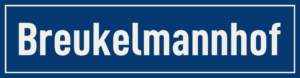 Straßenschild Breukelmannhof