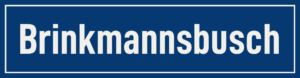 Straßenschild Brinkmannsbusch
