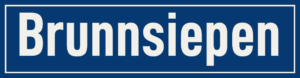 Straßenschild Brunnsiepen