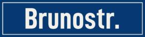 Straßenschild Brunostraße