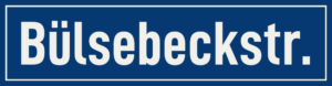 Straßenschild Bülsebeckstraße