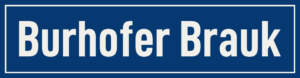 Straßenschild Burhofer Brauk