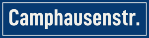 Straßenschild Camphausenstraße