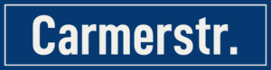 Straßenschild Carmerstraße