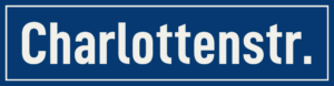 Straßenschild Charlottenstraße