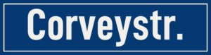 Straßenschild Corveystraße