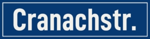 Straßenschild Cranachstraße