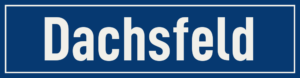 Straßenschild Dachsfeld