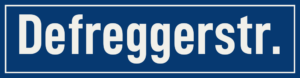 Straßenschild Defreggerstraße