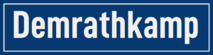 Straßenschild Demrathkamp