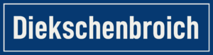 Straßenschild Diekschenbroich