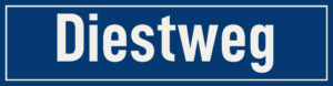 Straßenschild Diestweg