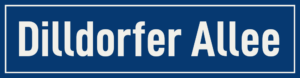 Straßenschild Dilldorfer Allee