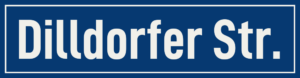 Straßenschild Dilldorfer Straße
