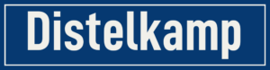 Straßenschild Distelkamp