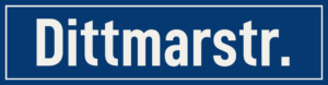 Straßenschild Dittmarstraße