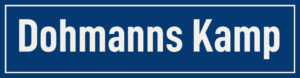 Straßenschild Dohmanns Kamp
