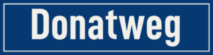 Straßenschild Donatweg