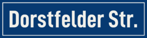 Straßenschild Dorstfelder Straße