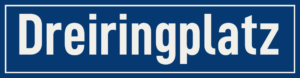 Straßenschild Dreiringplatz