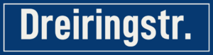 Straßenschild Dreiringstraße